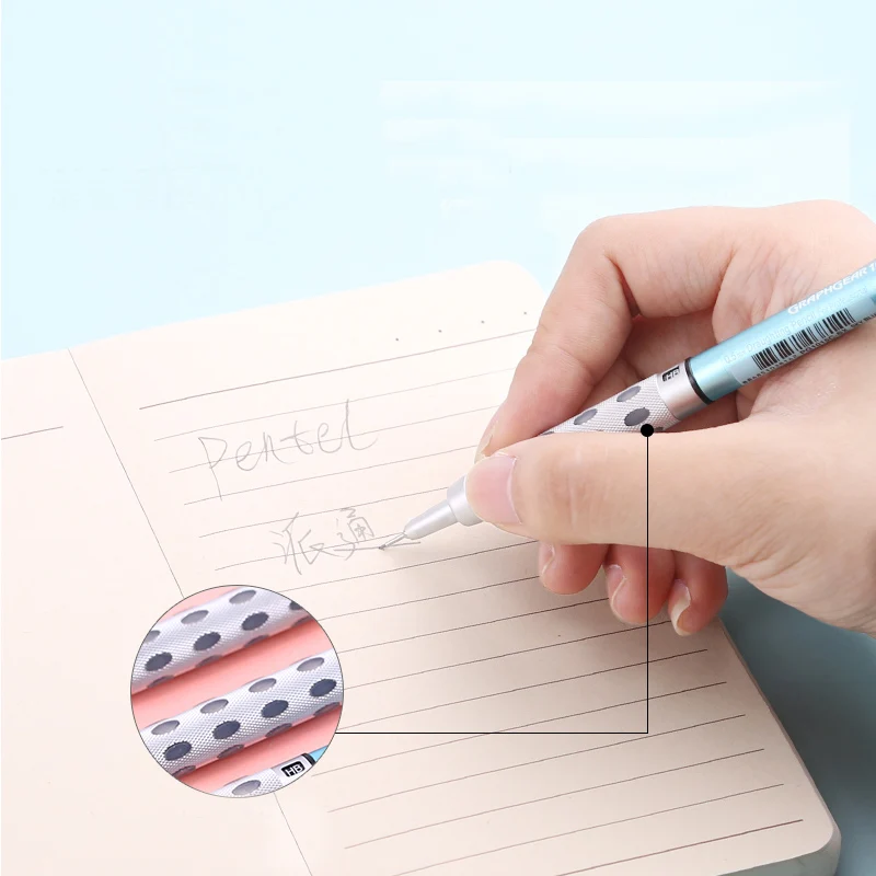 Одна деталь Pentel GraphGear 0,3/0,5/0,7/0,9 мм 1000 Алюминий баррель высокое качество составление механический карандаш