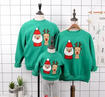 C3311 Fleeces Цветная Одинаковая одежда для всей семьи; Рождественский свитер для мамы, ребенка, мужчины, женщины, ребенка; пуловер; флисовый теплый рождественский джемпер - Цвет: C3311 Fleeces