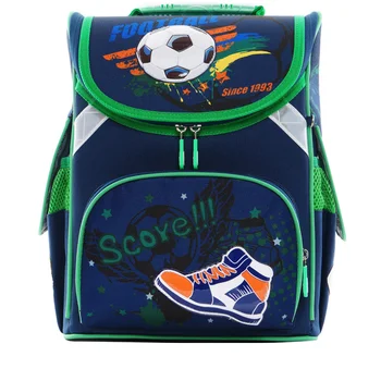 

Brand Kids New Orthopedic School Bags for Boys Football Print Children 5-10 Year School Backpack Satchel Mochila Infantil