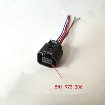

1/5/10pcs/lot 6 Pin/Way Throttle Connector Plug Wire Cable For VW Passat Tiguan Magotan Jetta Bora Golf Audi A3 Q3 A4L Q5