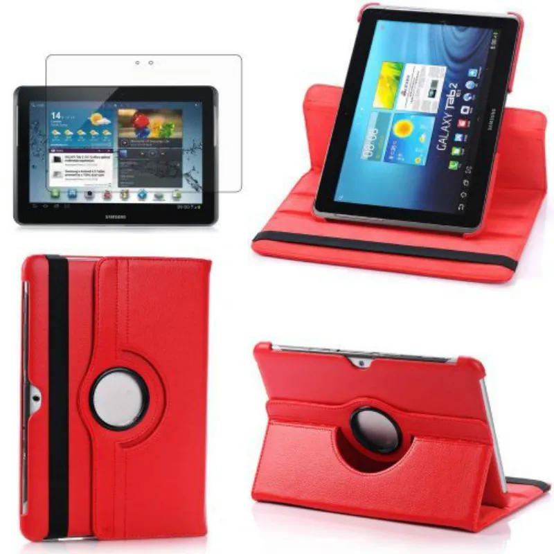 Вращающийся чехол подставка для Samsung Tab 2 10 1 Tab4 3 GT P5100 P5110 P5200 SM T530 T531 360 градусов из