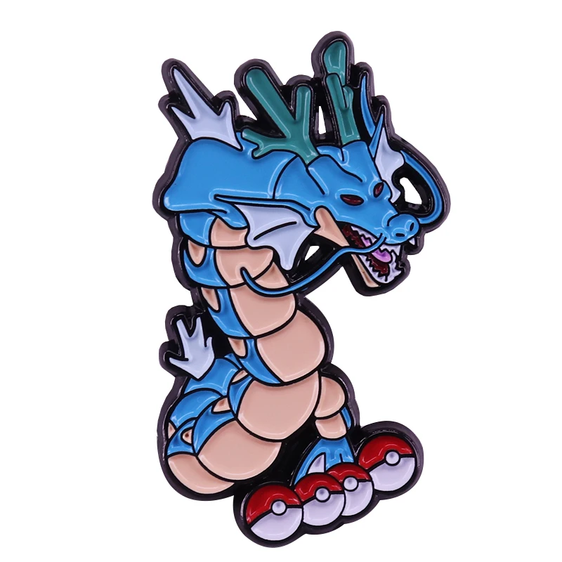 

Dragon Type with Pokeball badge Pokemon game boy collection