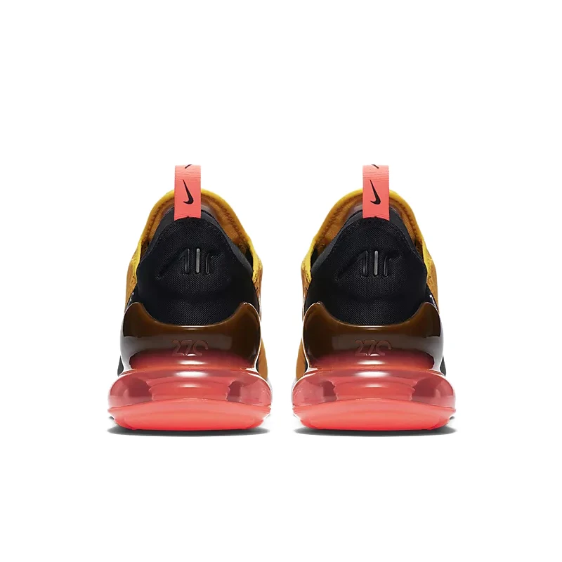 Оригинальные подлинные мужские кроссовки для бега от Nike Air Max 270, дышащие, противоударные, Нескользящие, AH8050