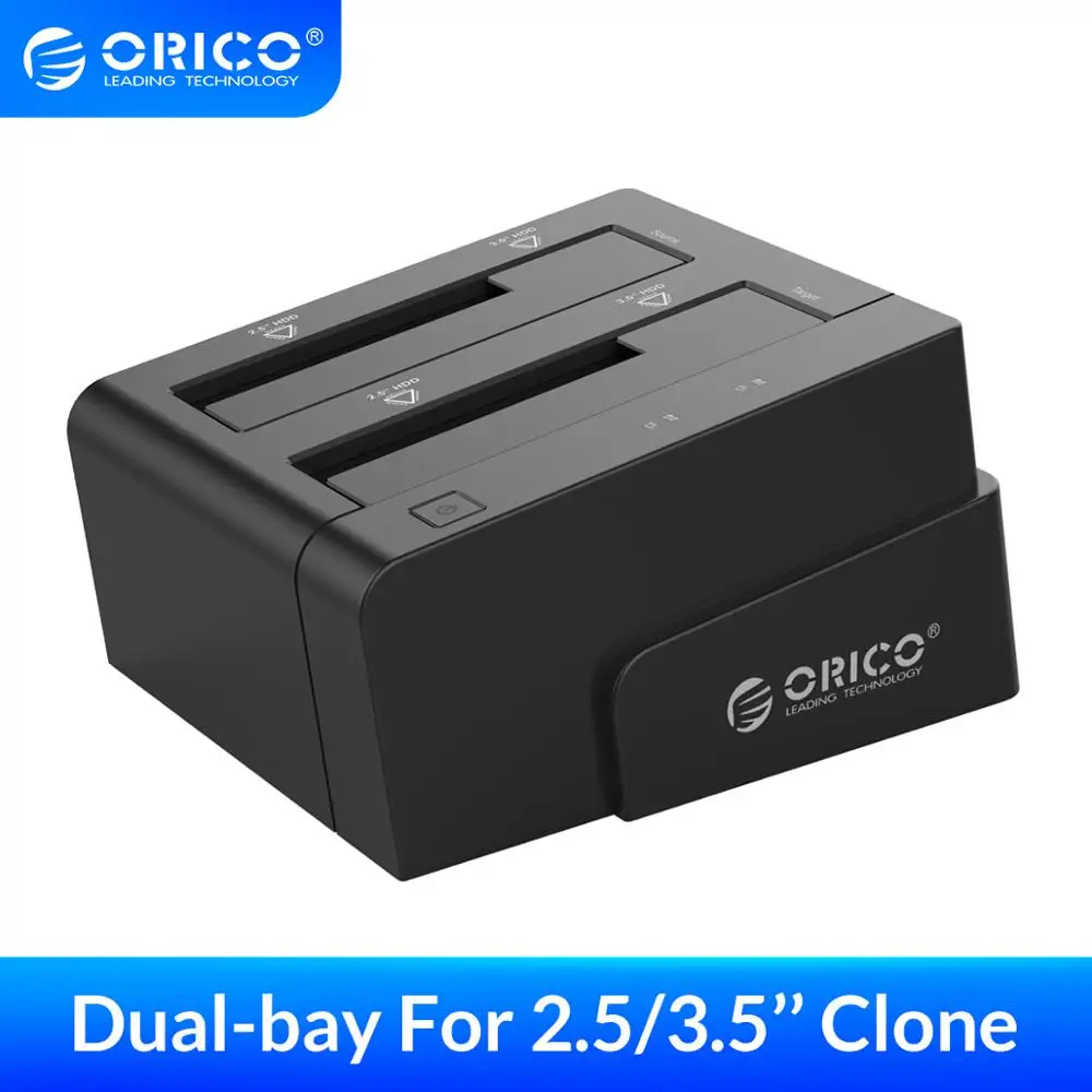ORICO док станция для жесткого диска с настраиваемым потоком воздуха клон kayfun Dual bay 2