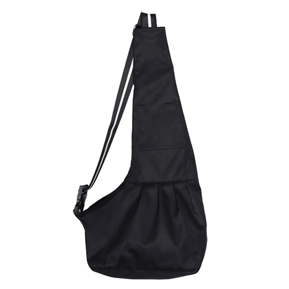 Сумка-переноска для домашних животных Оксфорд Собака Кошка Щенок Животное перевязь на одно плечо Сумка военный сундук черный