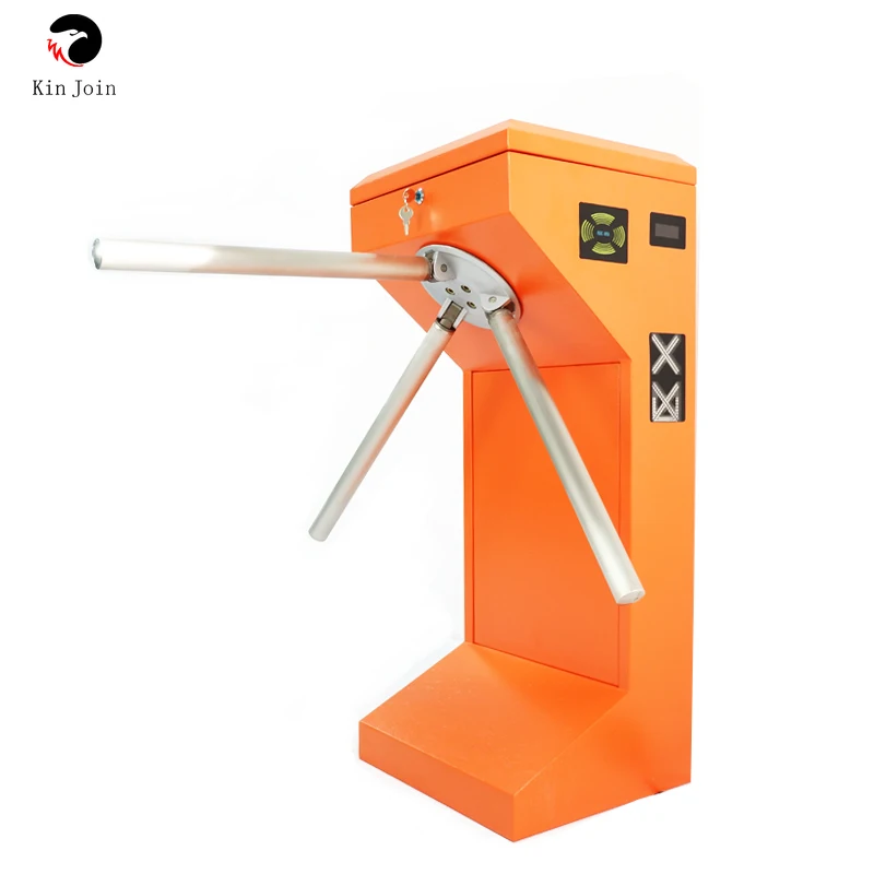 

Comercial business district building tripod turnstile Full-automatic tripod turnstile mechanism & Semi automatic Optional