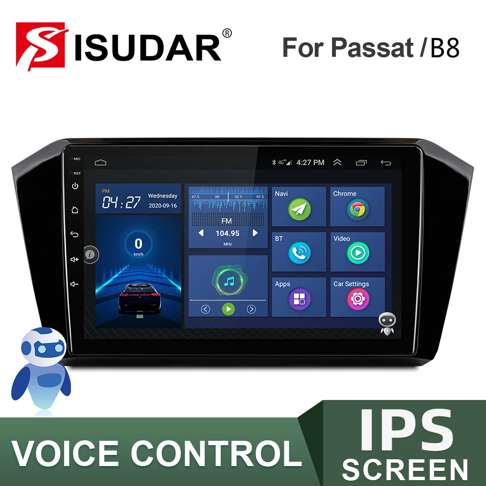 ISUDAR V57S Android Авторадио для VW/Volkswagen/Passat B8 2015 стерео приемник камера Автомагнитола с