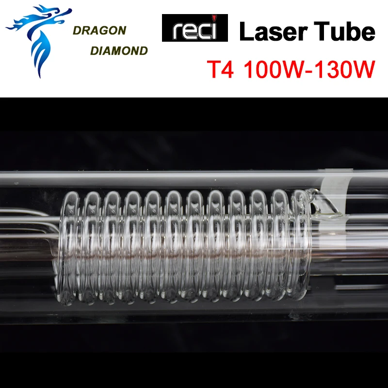 Reci T4 Co2 Glass Laser Tube 1400mm 100W diameter 65mm Glass Laser Lamp for CO2 Laser Engraving Cutting Machine