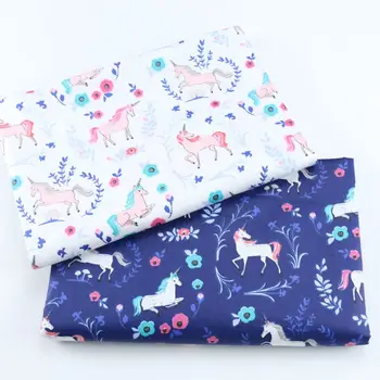 

Printed Carton Cotton twill fabric Kids Cotton cloth for DIY Sewing Quilting Fat Quarters Material For Baby&Child