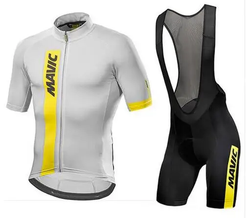 Mavic Pro Team велосипедная одежда/шоссейная велосипедная одежда гоночная одежда быстросохнущая Мужская велосипедная Джерси Набор Ropa Ciclismo Maillot - Цвет: Bib Shorts suit