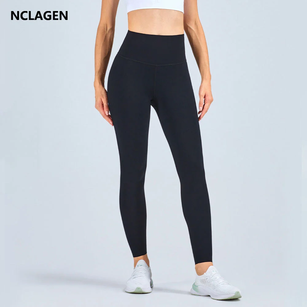 

Yoga Pants Leggings Sport Women Naked-feel High Waist Running Squat Proof Fitness Elastic Activewear GYM Tights Workout Bottoms