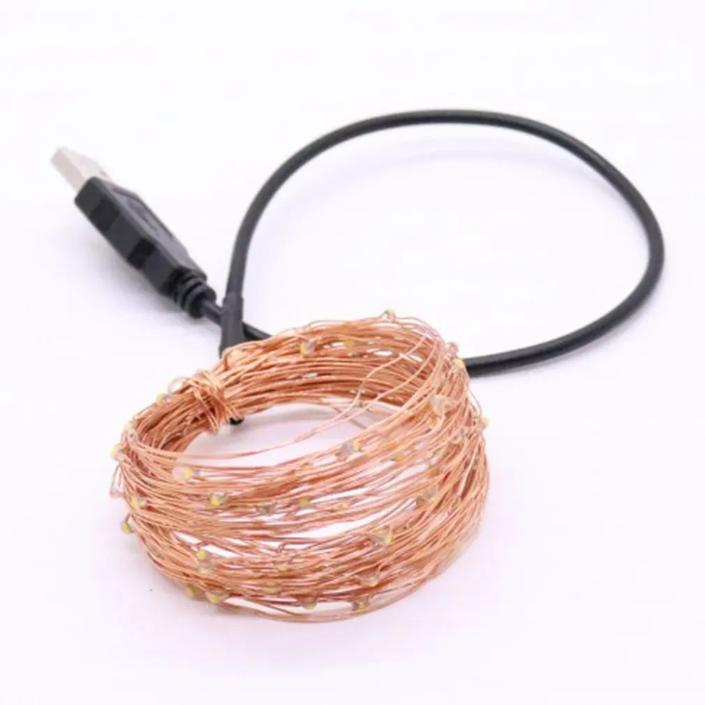 

5 Meters Usb Models Led Copper String Lights Small Night Light Dormitory Lights Room DecorationFlashing Lights