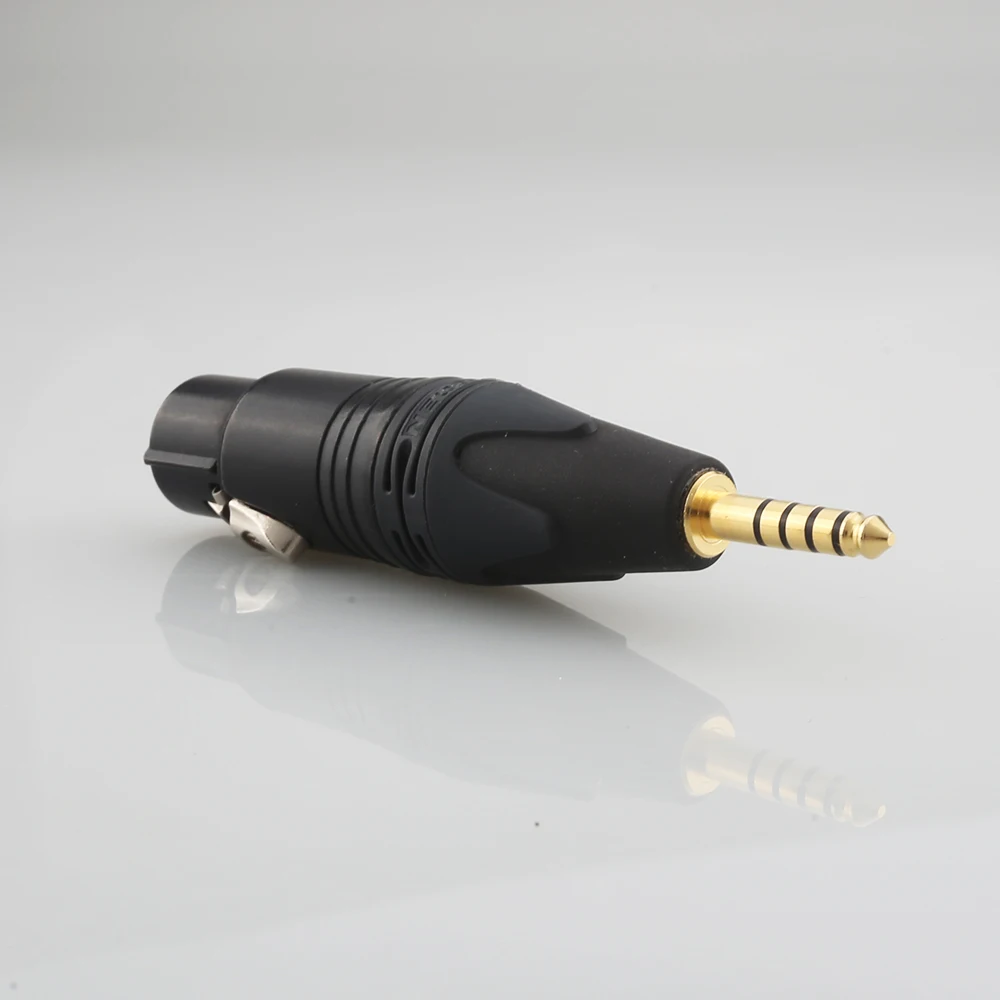 Banhado a Ouro Fêmea para 4.4mm Alta Qualidade Neutrik Pinos Xlr Masculino Equilibrado Adaptador Macho Fêmea Plug 4 - Image 2