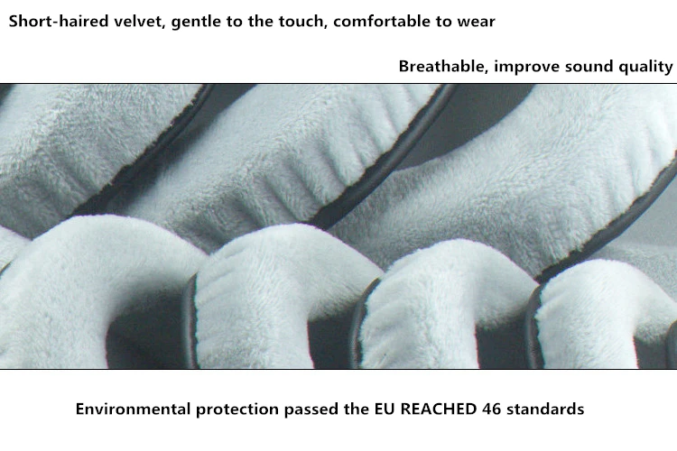 General Grey Velvet Foam Ear Pads Cushions 60 65 70 75 80 85 90 95 100 105 110 115 120MM for SONY for Sennheiser Headphones (4)