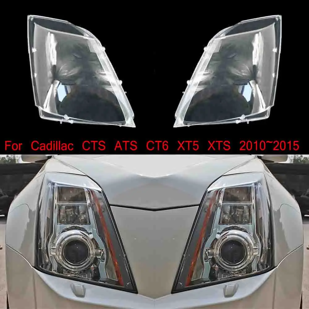 

Headlight Lens For Cadillac CTS ATS CT6 XT5 XTS 2010 2011 2012 2013 2014 2015 Headlamp Cover Replacement Car Shell