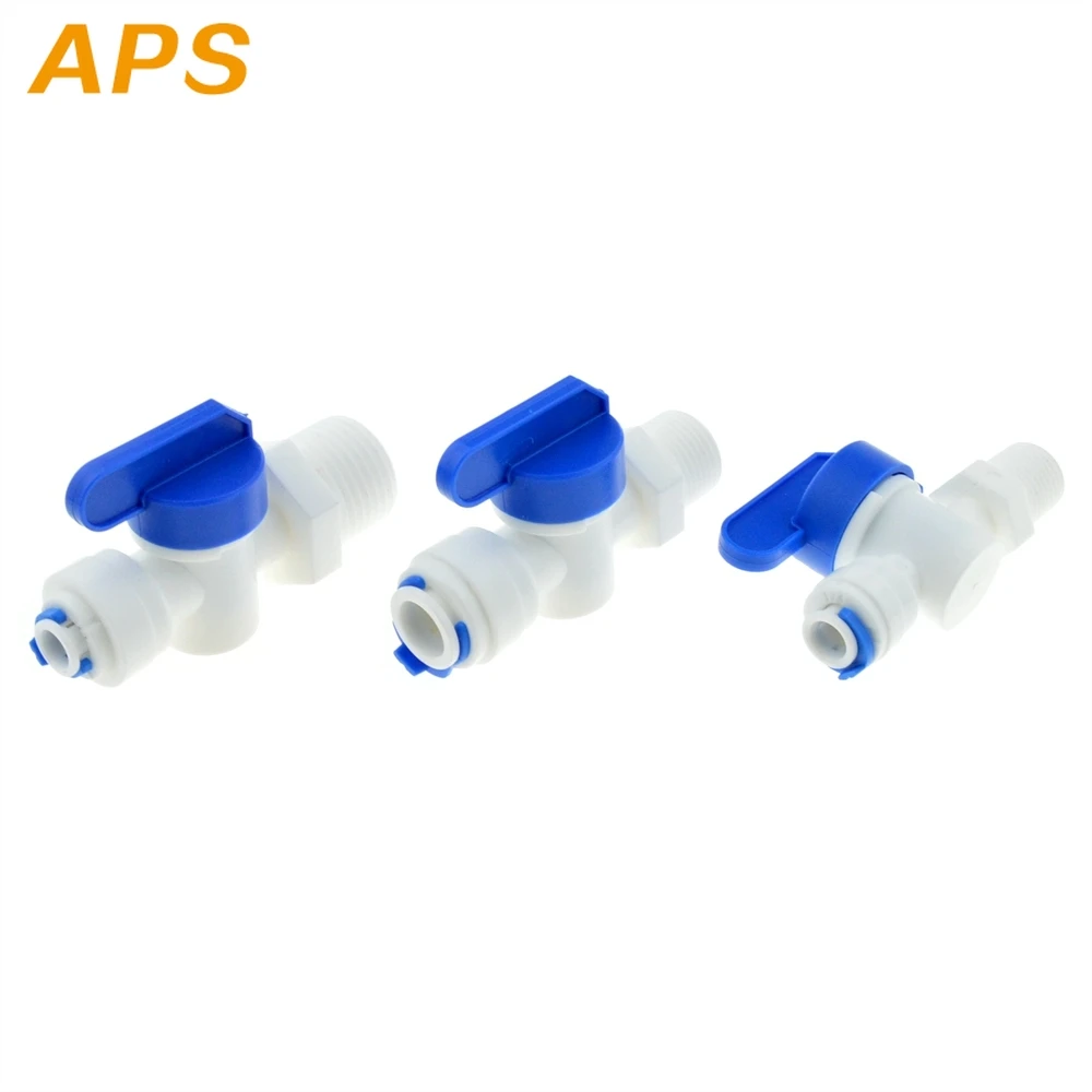 RO водный прямой 1/4 &quot3/8&quot OD шланг &quotBSP 1/2&quot с наружной резьбой быстроразъемные