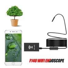 F140 WiFi эндоскоп 1200P 8 светодиодный объектив 8 мм Водонепроницаемая промышленная Инспекционная камера подходит для всех wifi-enab светодиодный