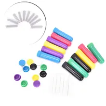 10Pcs/set Plastic Blank Nasal containers Aromatherapy Inhalers Tubes Sticks With Wicks For Essential Oil Nose Nasal Container
