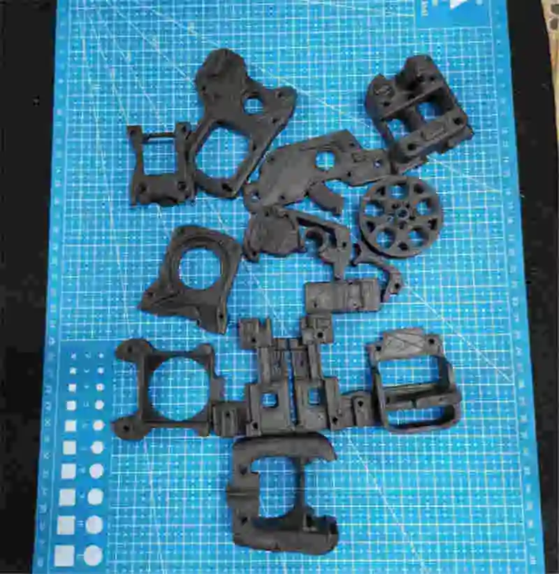 

Funssor 1set Voron2.4 nylon Carbon Fiber Reinforced m4 extruder bowden extruder X carriage tool head kit 1.75mm