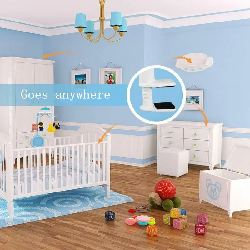 

Universal Baby Monitor Holder 360 Degree Rotary Flexible Baby Camera Mount Shelf Safer Monitor Stand for Baby Kids Accessories