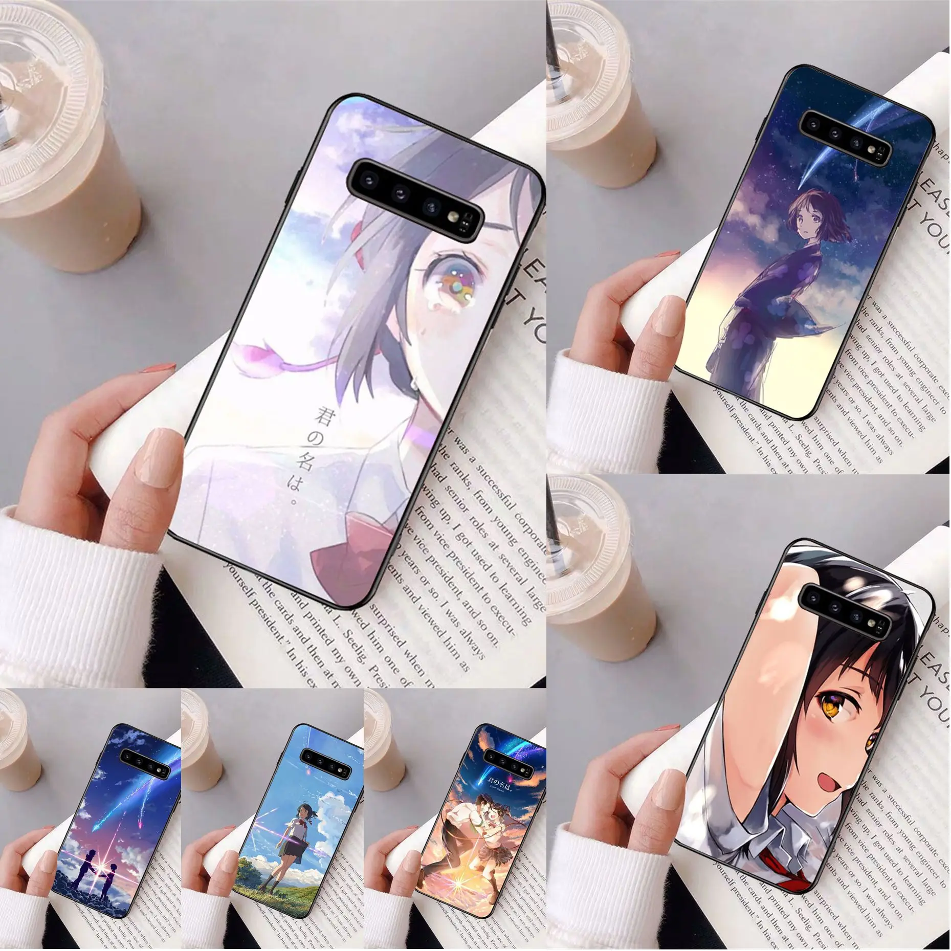 Kiminonawa ваше имя аниме пользовательские фото мягкий чехол для телефона Fundas Samsung S10 E