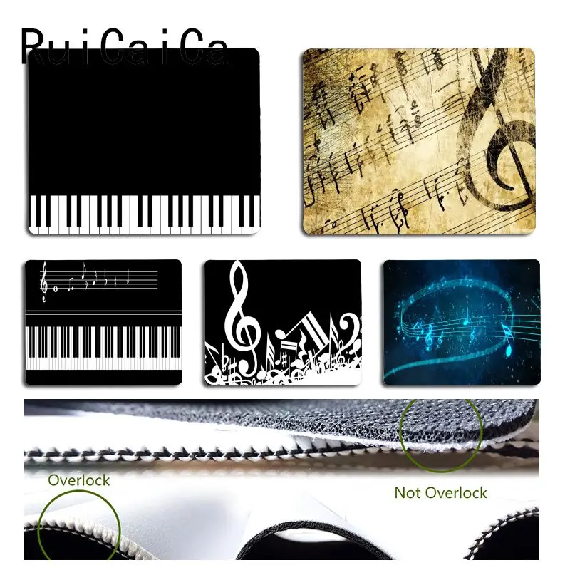 

RuiCaiCa MaiYaCa Vintage Cool Music Notes Piano Key Keyboard Gaming MousePads Size for 18x22cm 25x29cm Small Mousepad