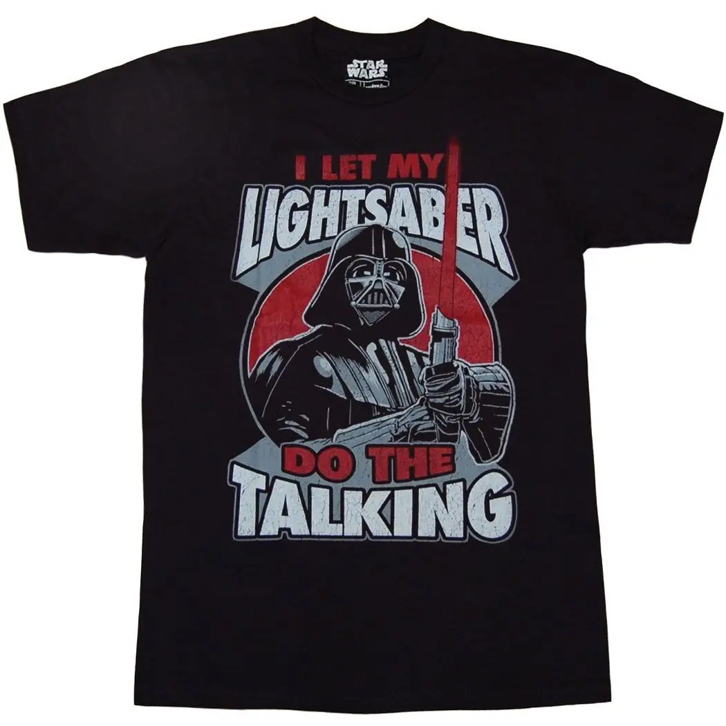 Star Wars Darth Vader Let My Lightsaber T-Shirt Star Wars Darth Vader Let My Lightsaber T-Shirt