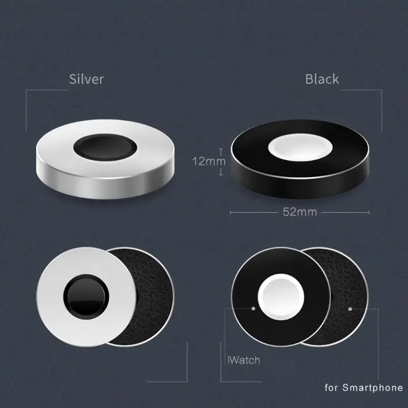 2в1 USB Мини Qi Быстрое беспроводное зарядное устройство для Apple Watch Series 1 2 3 4 для AirPods 2 для iPhone samsung huawei mate