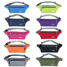 Тонкая поясная сумка для путешествий, Женская поясная сумка с отверстием для наушников, регулируемый поясной карман, кошелек для девочек и мальчиков