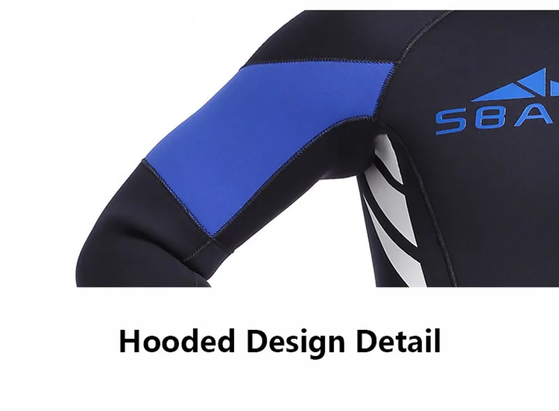 SBART 5MM Thickened Neoperne Wetsuit Long Sleeved Two Piece Thickened 5MM Neoperne Jellyfish Swimming Jellyfish Diving Wetsuit