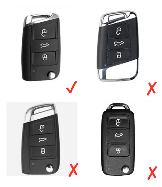 Чехол для автомобильного ключа из углеродного волокна для Volkswagen VW Golf 7 mk7 Seat Ibiza Leon FR 2 Altea Aztec для Skoda Octavia откидной ключ
