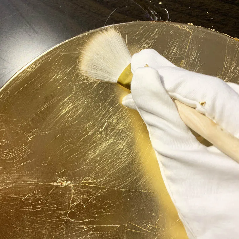 Wool Brush in Different Sizes Brush Glue Sweep Gold Leaves Tool for Gilding Leaves 6 pcs gold leaf brush