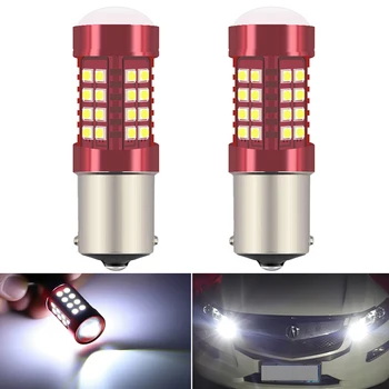 

2PCS 1156 P21W BA15S car LED new style Car Daytime Running Light Auto Brake Lamps Reverse Bulbs Turn Signals 3030 36SMD 6000K