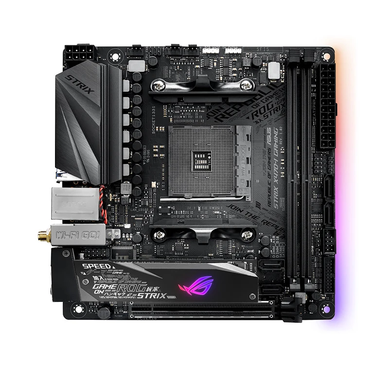 Asus ROG STRIX X470 I игровая материнская плата + R7 3800X CPU set AM4|Настольные ПК| |