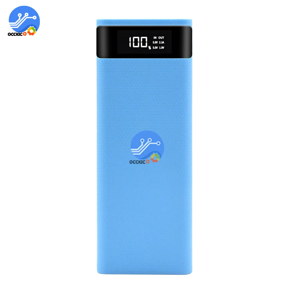 power bank case 8x18650 module powerbank box diy kit mobile phone accessories fast charge Micro USB type c import for xiaomi