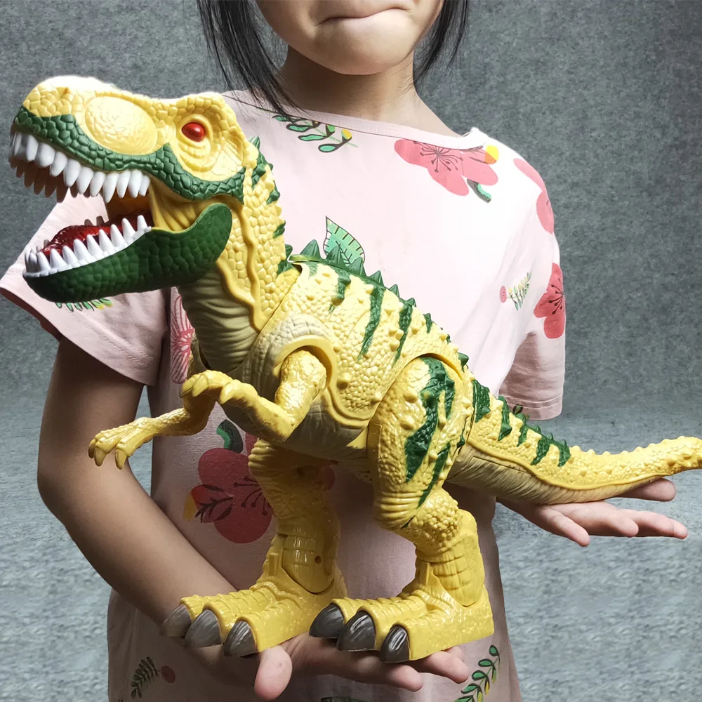 

Electric interactive toys: talking and walking Dinosaur.Light Sound Tyrannosaurus Rex kids toys Electric toy Original packing