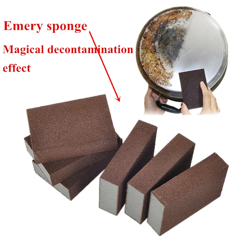 

1/5pcs Emery Sponge Magic Sponge Eraser Melamine Cleaner For Kitchen Office Bathroom Cleaning Nano Sponges 10x7x2.5cm 5Z