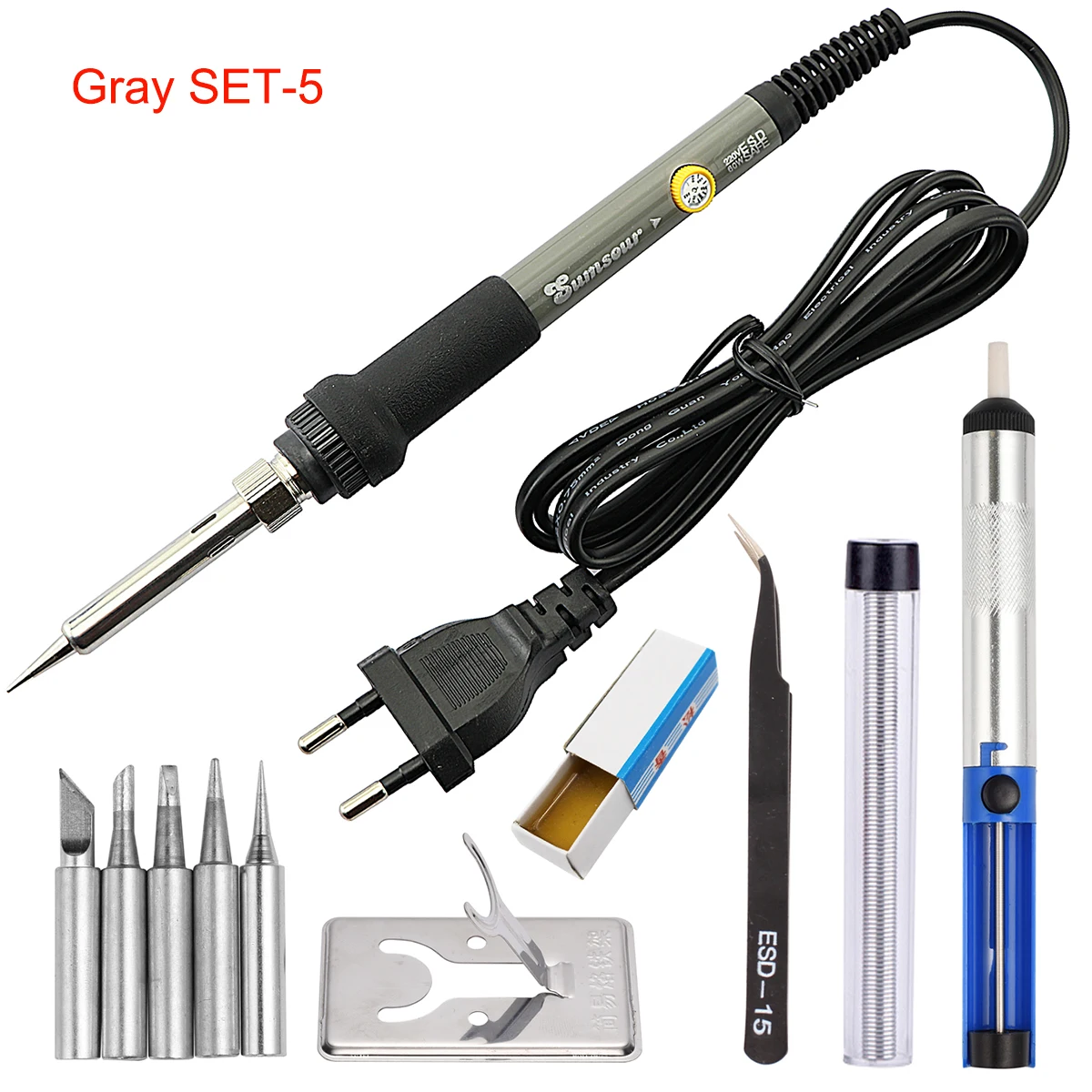 Electric Soldering Iron 110v / 220v 60w Temperature Adjustable Mini Handle  Heat Pencil Solder Station With Tips Stand Wire Tools - Electric Soldering  Irons - AliExpress