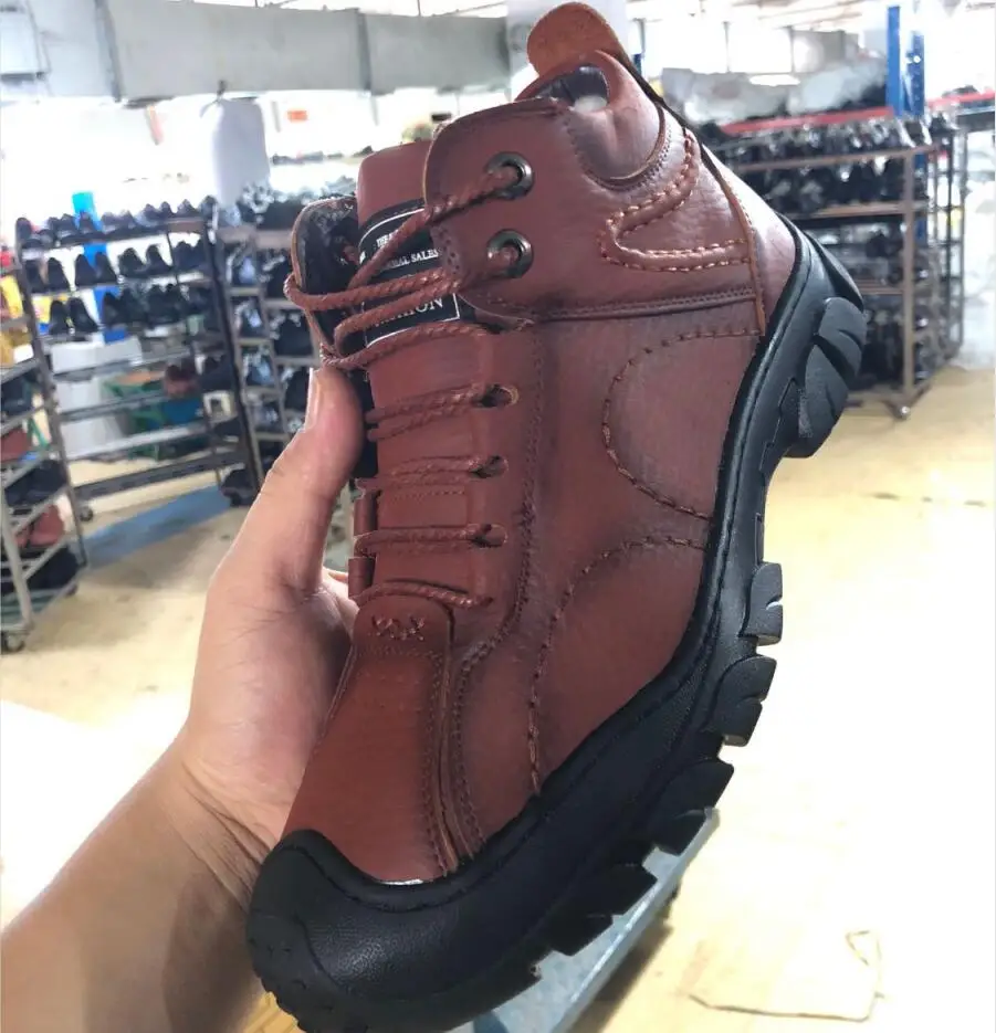 CS804; дизайнерская мужская обувь из натуральной кожи с подкладкой из шерсти; очень теплые зимние ботильоны; chaussure homme