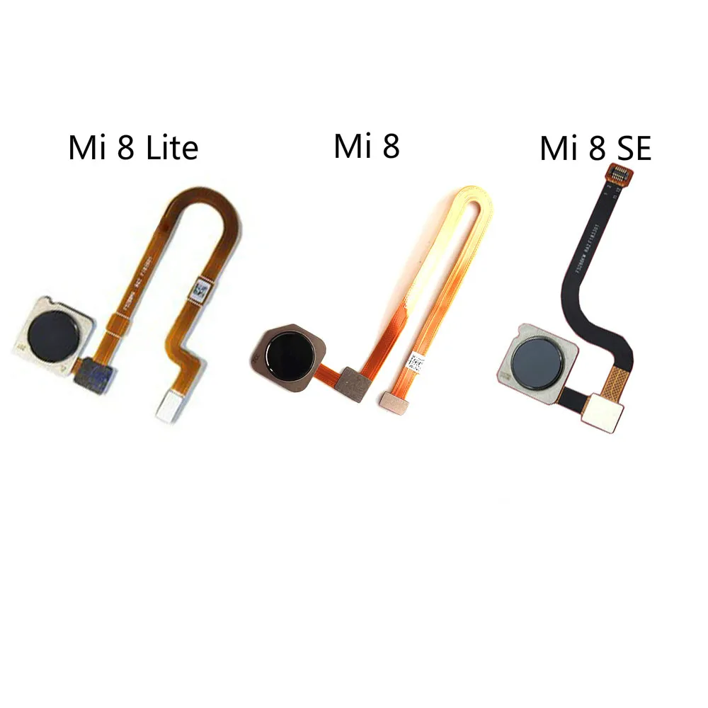 

High quality For Xiaomi Mi8 Mi 8 Lite SE Home Button Return Keypad Flex Cable Fingerprint Scanner Touch Sensor ID