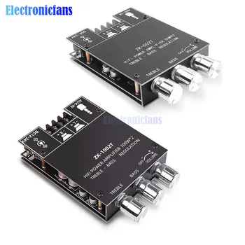 

2*50W/2*100W Treble Bass Control TPA3116D2 Bluetooth 5.0 Subwoofer Amplifier Board 2.0 CH Power Audio Stereo Equalizer Module