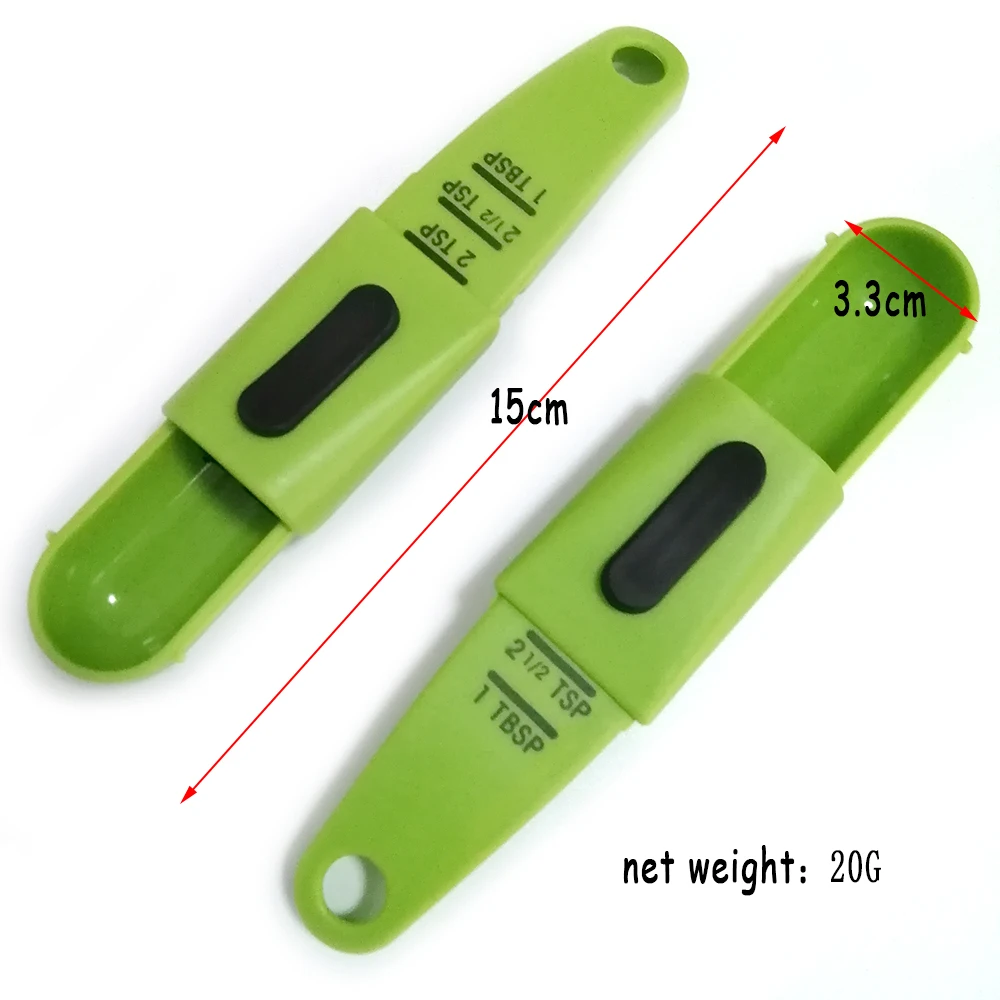 Мерная ложка с двойным концом, восемь киосков, мерные ложки с регулируемой шкалой, измерительные ложки для выпечки, кухонные принадлежности