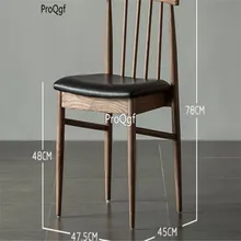 Ngryise 1 комплект 48*45*78 см досуг Северный стул деревянный материал