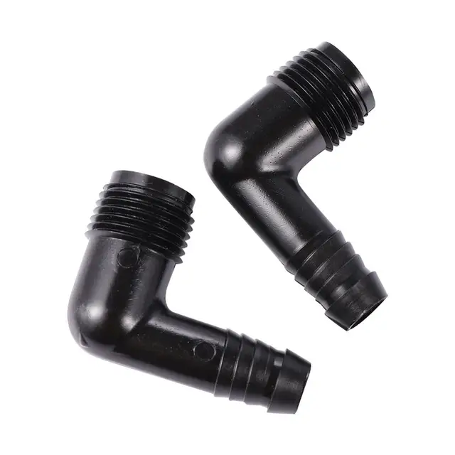 3Db Dn16 Cső Könyökcsatlakozók 1/2 "Férfi Szál Csatlakozó Kikötői Vízcsövek Összekapcsolása Kerti Mezőgazdaság Öntözés Illesztés - Image 4