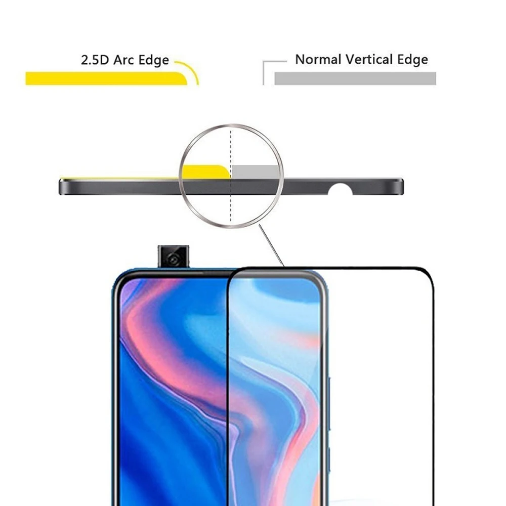 Для huawei p smart plus на закалённом стекле протектор экрана для huawei p smart Z защитная пленка, стекло смартфона