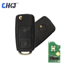CHKJ 1 шт. 2 кнопки Кнопка KD универсальная запасная Автомобильная Кнопка KD пульт дистанционного управления NB серии ключ управления авто для V W B5 стиль