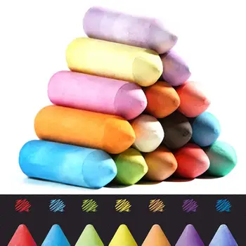 

20pcs Non-dust Chalks Sticks Washable Chalk Pen Drawing Chalk for Blackboard Art Colorful Chalk School Supplies tizas escolar