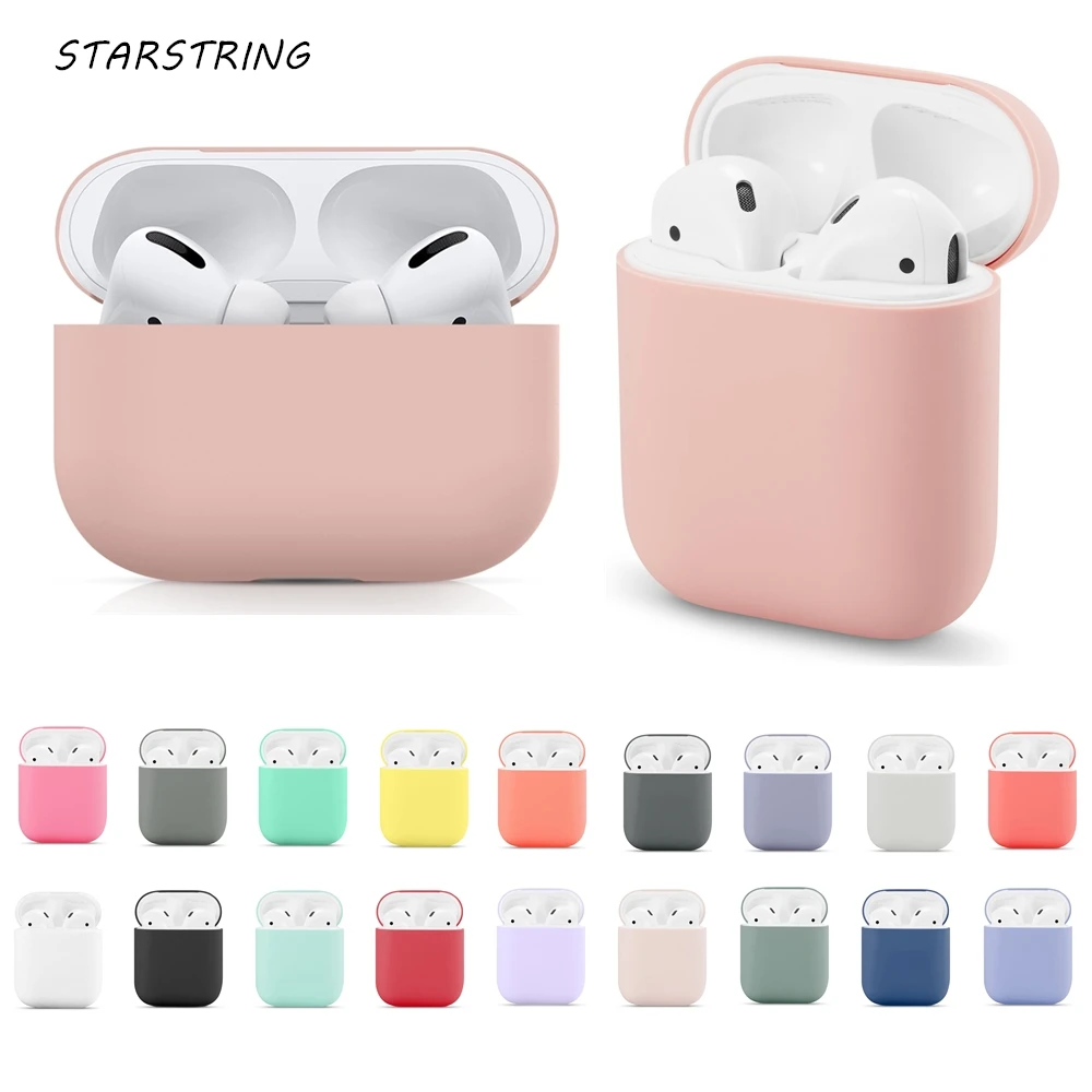 Силиконовый чехол для Airpods 2/1, чехол для наушников, мягкая защита, fundas airpods pro, чехол, Air pods, чехлы для earpods, apple Airpod, чехол|Аксессуары для наушников|   | АлиЭкспресс - 100 топовых товаров с Али