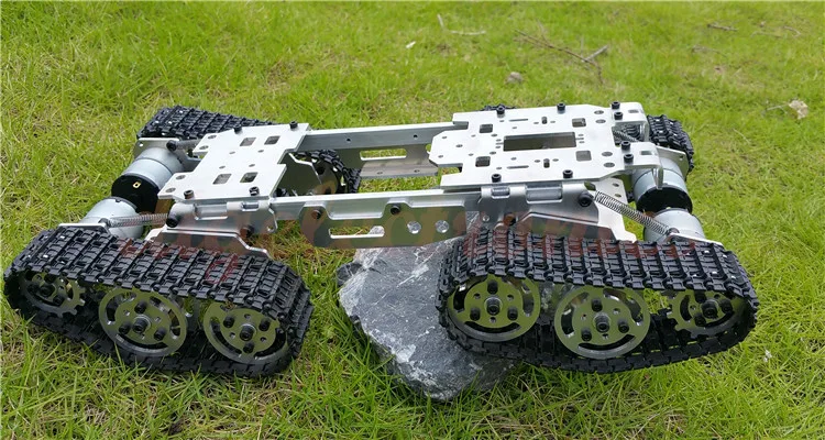 Радиоуправляемая модель танка металлический бак шасси гусеничный трактор баланс Танк шасси крепление грузовик робот шасси для Arduino автомобиля DIY Роботизированный комплект