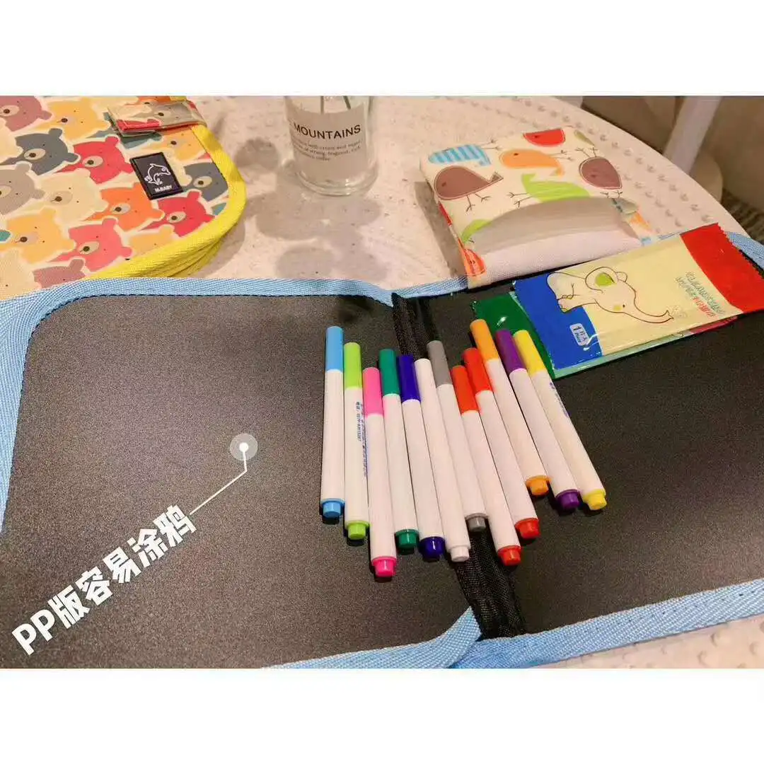 

Children's Painting This Album of Painting/8-Page 12 Pen Graffiti Book Baby Portable Sketchpad Household Canvas Recycling